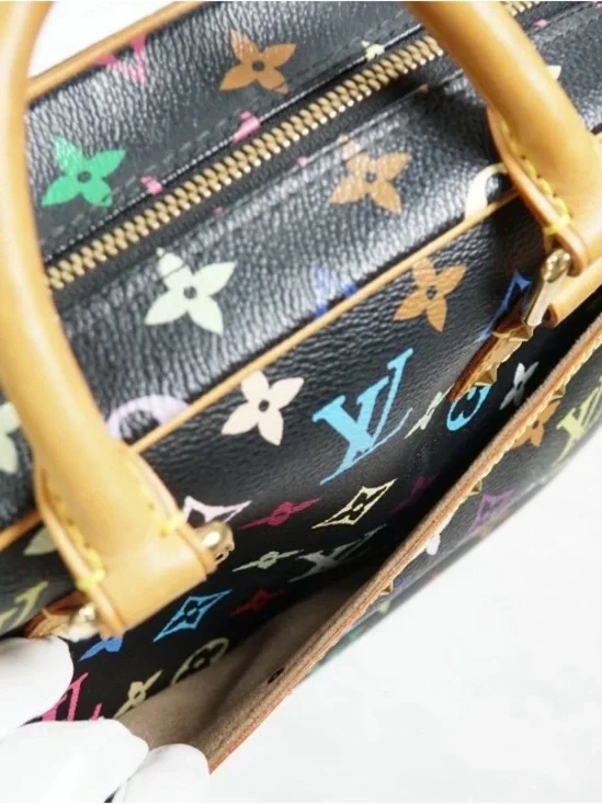 Louis Vuitton Trouville Black Multicolor Murakami - Picture 7 of 14